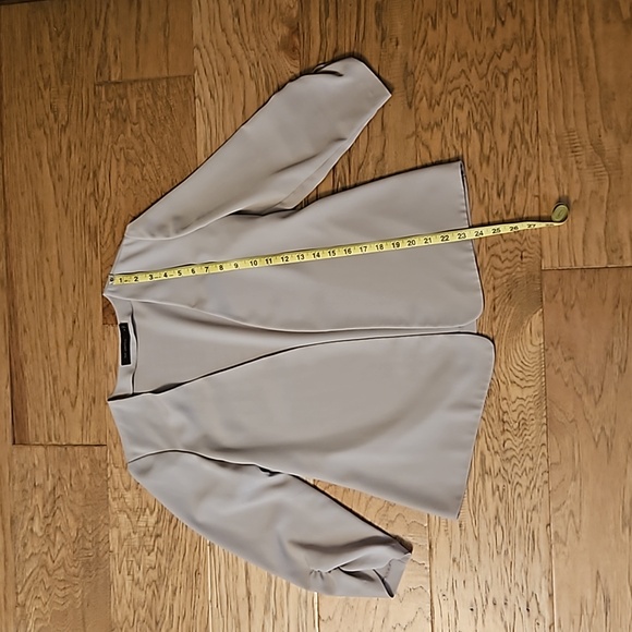 The Limited Open Front Blazer Tan Beige Medium Neutral Cardigan Jacket - Picture 2 of 7